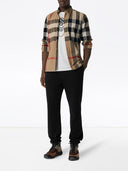 Burberry Check Motif Cotton Shirt