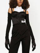 Dolce & Gabbana Layered Shirt Corset