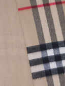 Burberry Check Motif Cashmere Buff