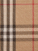 Burberry Check Motif Wool And Silk Blend Scarf