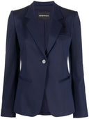 Emporio Armani Cotton Single Breasted Jacket