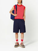 Ami Paris Wool Blend Trackshorts