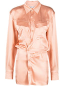 Aus weißes Hemdkleid