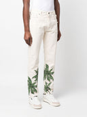 Palm Angels Bull Palms Denim Cotton Jeans