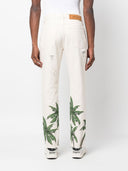 Palm Angels Bull Palms Denim Cotton Jeans