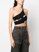 Rui Cut Out Detail One Shoulder Cropped Top