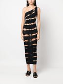 Rui Cut Out Detail Long Fitted Dress