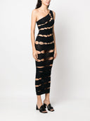 Rui Cut Out Detail Long Fitted Dress