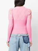 Cormio Embroidered Glitter Cotton T Shirt
