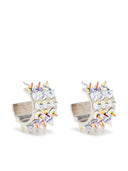 Amina Muaddi Karma Small Hoop Earrings