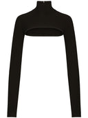 Dolce & Gabbana Cropped High Neck Top