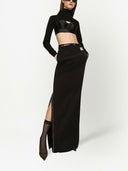 Dolce & Gabbana Cropped High Neck Top