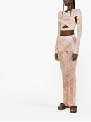 Knwls Mesh Flared Leggings