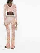 Knwls Mesh Flared Leggings