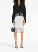 Burberry Lace Midi Skirt