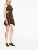 Isabel Marant Perinne Mini falda impresa