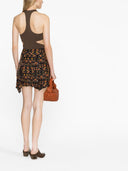 Isabel Marant Perinne Mini falda impresa