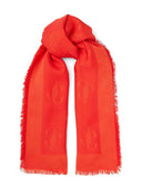 Jimmy Choo Capsule Blend Silk Wool Jacquard Stole