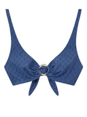 Jimmy Choo Capsule -logo overal in Triangle Bikini Top