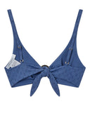 Jimmy Choo Capsule -logo overal in Triangle Bikini Top