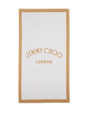 Jimmy Choo Capsule Logo Cotton Beach Towel
