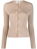 Fendi Ribbed Cotton Cardigan
