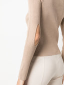 Fendi Ribbed Cotton Cardigan