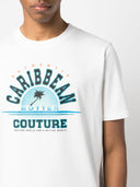 Maglietta in cotone organico stampato a botter