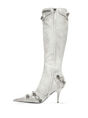 Balenciaga Le Cagole Leather Boots