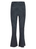 Vía Masini 80 pantalones de gamuza con cosecha acampanada