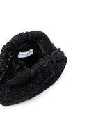 Maria La Rosa Mini Game Crochet Solid Clutch Bag
