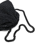 Maria La Rosa Mini Game Crochet Solid Clutch Bag