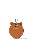 Purso de monedas de cuero de Maison Kitsune