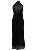 Forte Forte Viscose And Raffia Long Dress