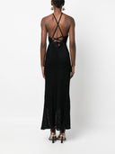 Forte Forte Viscose And Raffia Long Dress