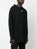 Off White Logo Cotton Hoodie