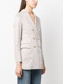 CIRCOLO 1901 Linen Blend Double Breasted Giacca