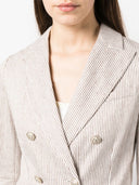 CIRCOLO 1901 Linen Blend Double Breasted Giacca