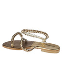 Emanuela Caruso Jewel Leather Sandals