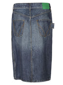 Bottega Veneta Denim -Baumwollrock