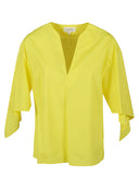 Psophia Cotton V Neck Top