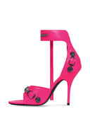 Balenciaga le cagole lederen hiel sandalen