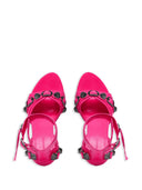 Balenciaga le cagole lederen hiel sandalen