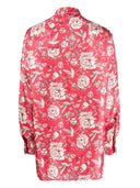 Destin Floral Print Silk Shirt