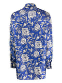Destin Floral Print Silk Shirt