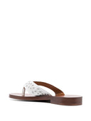 Chloè X Eres Paz Leather Thong Sandals