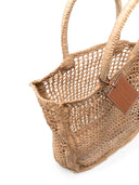 Manebi Net Raffia Handbag