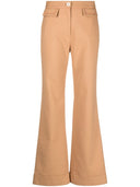 Vedi di Chloé Cotton Blend Pantaloni svasati