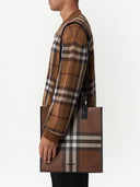 Burberry Check Motif Tote Bag