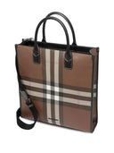 Burberry Check Motif Tote Bag